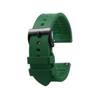 POYNMRE Banda de vigilancia Fluorubber de 23 mm de 24 mm compatible con Casio PRW-6600 PRG-600 Strap PRW-60 PRW-30 PRW-50 PRW-70YT Sports Watch Watch Pulsera(Green-black,23mm)