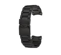 POYNMRE Cadena de reloj extremo curvo 1853 for hombre, compatible con Tisso T125, correa acero inoxidable T125617A, metal Black Knight 22 mm(Noir)