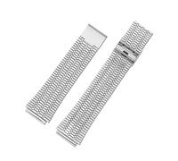 POYNMRE Cadena de reloj Steelness compatible con correa mujer T80 metal vintage, resistente al agua, T78587, T78677, TW2U31900/32000/32100, 18 mm