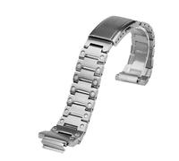 POYNMRE Compatible con Casio DW5600 GW-B5600 GW-M5610 Caja de acero inoxidable sólido modificado Correa Pulsera metal Cadena reloj for hombre(Silver-strap,For GW-M5610)