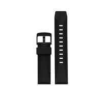 POYNMRE Compatible con Casio EFR-552D EFR-303 EFR-304 EQB-501 EFS-S500 Nueva correa de reloj deportiva impermeable de caucho fluorado de silicona suave de 22 mm(A black-black)