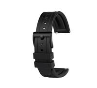 POYNMRE Compatible con Casio Forester Classic Vintage Forester FT-500WC-3B AW-80V Correa de reloj de silicona de goma for deportes al aire libre a prueba de agua de 19 mm(Black-black A)