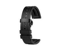 POYNMRE Compatible con Casio Forester Classic Vintage Forester FT-500WC-3B AW-80V Correa de reloj de silicona de goma for deportes al aire libre a prueba de agua de 19 mm(Black-black B)