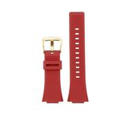POYNMRE Compatible con Casio G-SHOCK GA110 GM110 GM-110GB Correa de reloj de silicona pequeña de acero Cannon Bloqueo de color rojo azul Correa de reloj de resina naranja(Red gold buckle)