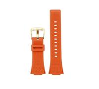 POYNMRE Compatible con Casio G-SHOCK GA110 GM110 GM-110GB Correa de reloj de silicona pequeña de acero Cannon Bloqueo de color rojo azul Correa de reloj de resina naranja(Orange Gold Buckle)