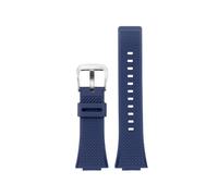 POYNMRE Compatible con Casio G-SHOCK GA110 GM110 GM-110GB Correa de reloj de silicona pequeña de acero Cannon Bloqueo de color rojo azul Correa de reloj de resina naranja(Blue steel buckle)
