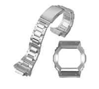 POYNMRE Compatible con Casio G-shock GX-56BB GXW-56 GX56BB GXW56. Correa de reloj metal modificado. Caja acero inoxidable. Kit modificación for hombre. Bisel(Silvery-kit,For GX56bb)