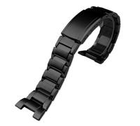 POYNMRE Compatible con Casio Steel Heart GST-B500D GST-B500D/AD Series Reloj de pulsera de acero inoxidable macizo con accesorios de correa de herramientas(Noir)