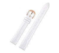 POYNMRE Compatible con la correa de reloj inteligente for mujer Lily2, edición Vitality segunda generación, piel vacuno 14 mm(White rosegold)