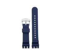 POYNMRE Compatible con la serie Tissot Racing T115 T115.417 Reloj Strap T-Sport Sport Titanium Aleación de la cadena de vigilancia Correa de acero con herramientas(07 blue-silver)