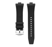 POYNMRE Compatible con reloj Citizen NJ0150 NJ0151 NJ0158, correa de caucho fluorado FKM, pulsera for hombre, barra liberación rápida(Noir)