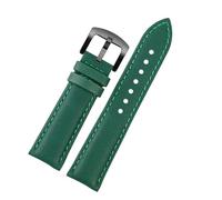 POYNMRE Compatible con Tag Heuer F1 Citizen Correa de buceo Correa de reloj de tela de lona deportiva Reloj de cuero de nailon for hombre Pulsera azul naranja 20 21 mm 22 mm(Green black,21mm)