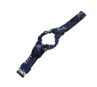 POYNMRE Conjunto de bisel y correa camuflaje integrados compatibles con Casio GA100 GA110 GA120 GA14 Correa reloj impermeable(Camo Deep Blue)