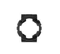 POYNMRE Conjunto de correa de reloj de metal con bisel de caja dorada modificada Compatible con Casio G-SHOCK Black Samurai GA-110GB GA100 GA120 Correa de reloj de acero inoxidable(Black single case)