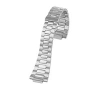 POYNMRE Correa de acero compatible con Patek Philippe Nautilus 5711/5712/1A010, correa de acero fino convexa for hombre, 25 mm x 13 mm.