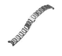 POYNMRE Correa de acero inoxidable con interfaz curva 21 mm compatible correa reloj Piaget, hebilla plegable for hombre