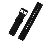POYNMRE Correa de banda de reloj negro de goma de 16 mm compatible con C-ASIO MQ-24 MW59 MW-240 MQ-71 Pulsera Hombres Mujeres Silicona Implaz de Sport Band