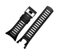 POYNMRE Correa de goma for reloj compatible con correa de reloj Suunto Ambit 1/2/2S/2R/3 Sport/3 Run/3 PEAK Relojes Pulsera flexible de repuesto(A Black black)