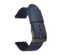 POYNMRE Correa de nailon compatible con Casio Pro Trek PRW-6600 PRG-600/650Y GA-2000 Hebilla de acero inoxidable Lona Hombres Liberación rápida Reemplazo de correa de reloj(Blue black black)