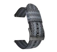 POYNMRE Correa de nailon compatible con Casio Pro Trek PRW-6600 PRG-600/650Y GA-2000 Hebilla de acero inoxidable Lona Hombres Liberación rápida Reemplazo de correa de reloj(Black grey black)