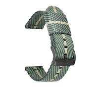 POYNMRE Correa de nailon compatible con Casio Pro Trek PRW-6600 PRG-600/650Y GA-2000 Hebilla de acero inoxidable Lona Hombres Liberación rápida Reemplazo de correa de reloj(Dark green khaki b)