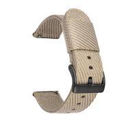 POYNMRE Correa de nailon compatible con Casio Pro Trek PRW-6600 PRG-600/650Y GA-2000 Hebilla de acero inoxidable Lona Hombres Liberación rápida Reemplazo de correa de reloj(Khaki black)