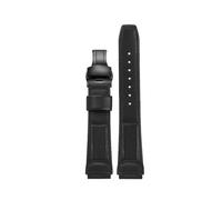 POYNMRE Correa de piel de vaca suave de 16 mm compatible con Casio DW5600 DW-5600 GW-5000 5035 GW-M5610 GW-B5600 DW6900 GA2100 GA-2100 Series Correa de piel de becerro(Black-black B)