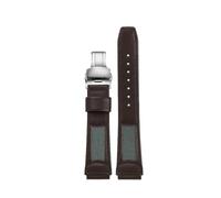 POYNMRE Correa de piel de vaca suave de 16 mm compatible con Casio DW5600 DW-5600 GW-5000 5035 GW-M5610 GW-B5600 DW6900 GA2100 GA-2100 Series Correa de piel de becerro(Brown-silver B)