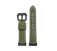 POYNMRE Correa de piel vaca italiana compatible con Casio Big Mud King GWG-1000-1A/A3/1A1 GB/GG, pulsera deportiva for hombre(A Matte green black)