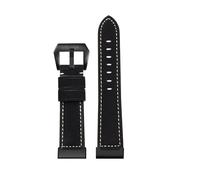 POYNMRE Correa de piel vaca italiana compatible con Casio Big Mud King GWG-1000-1A/A3/1A1 GB/GG, pulsera deportiva for hombre(A Matte black black)