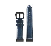 POYNMRE Correa de piel vaca italiana compatible con Casio Big Mud King GWG-1000-1A/A3/1A1 GB/GG, pulsera deportiva for hombre(A Matte blue black)