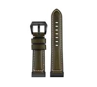 POYNMRE Correa de piel vaca italiana compatible con Casio Big Mud King GWG-1000-1A/A3/1A1 GB/GG, pulsera deportiva for hombre(B green black)