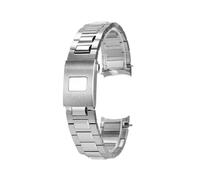 POYNMRE Correa de reloj acero inoxidable 316L 20 mm con extremo curvo sólido, compatible IWC Portugal Time IW37617 IW358312, cierre plegable ajuste fino