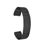 POYNMRE Correa de reloj aleación titanio compatible con Casio PROTREK PRW-60/61/50/70Y/30, correa for hombre junta convexa, cadena metal 23 mm(Noir)