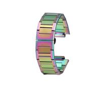 POYNMRE Correa de reloj compatible con Casio GA-2100 GM2100, G-SHOCK Farmhouse Oak, acero refinado modificado, pulsera for hombre(Rainbow)