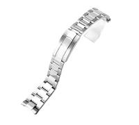 POYNMRE Correa de reloj compatible con Rolex Oyster Perpetual Datejust DAYTONA SUBMARINER, correa de reloj de lujo for hombre, pulsera de acero inoxidable 904L de 20 mm.(21mm)