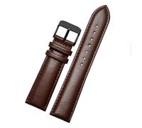 POYNMRE Correa de reloj de cuero genuino Interfaz común 16 mm 18 mm 19 mm 20 mm 21 mm 22 mm Compatible con la serie Casio EFV540/506/EFS-S500/510/EFR-303(Smokey Mauve,21mm)