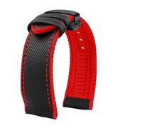 POYNMRE Correa de reloj de lona de caucho resistente al agua compatible con la serie Citizen Helmsman/Commander de nailon y silicona, correa for deportes al aire libre de 19, 20, 21 y 22 mm(Celestial