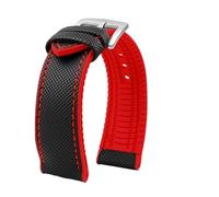 POYNMRE Correa de reloj de lona de caucho resistente al agua compatible con la serie Citizen Helmsman/Commander de nailon y silicona, correa for deportes al aire libre de 19, 20, 21 y 22 mm(Smokey Mau