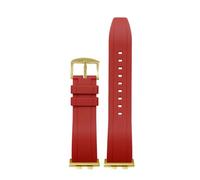 POYNMRE Correa de reloj de silicona compatible con Casio G-SHOCK GMW-B5000 Series Conector de banda de reloj de goma modificada Pulsera 35 aniversario(Red-gold)