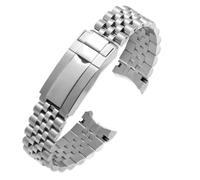 POYNMRE Correa de reloj Jubilee 904L 20 mm y 21 compatible con Rolex Sub GMT Yacht Daytona for hombre, correa lujo, cadena repuesto, accesorios(21mm)