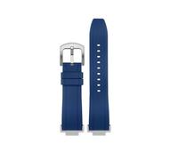 POYNMRE Correa de reloj liberación rápida compatible con Casio GM-5600, DW5600, DW5610 y GW-M5610, pulsera silicona adaptador acero inoxidable(Blue-steel pin,For DW-5600)
