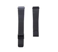 POYNMRE Correa de reloj milanesa acero inoxidable 18 mm compatible con AQ-230 A158/A159/A168/F91(Noir)