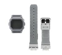 POYNMRE Correa De Reloj Modificada Compatible Con Casio G-Shock DW-5030/GLX-5600/GW-M5610, Estuche Protector, Bisel Resina, Kit Reemplazo, Herramienta Pulsera(Matte Translucent,For 5610 series)