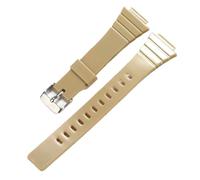 POYNMRE Correa de reloj resina compatible con CASIO W-215H W215H, accesorios deportivos for 18 mm for hombre y mujer(Khaki S)