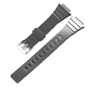 POYNMRE Correa de reloj resina compatible con CASIO W-215H W215H, accesorios deportivos for 18 mm for hombre y mujer(Grey S)