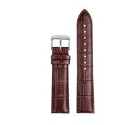 POYNMRE Correa de reloj transpirable compatible con Casio Ocean Heart EFB-670 EFB-530 EFV-600 EFR-552 Correa de reloj de cuero azul y negro 18 mm 20 mm 21 mm 22 mm(01 Brown-A clasp,20mm)