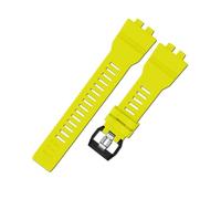 POYNMRE Correa de resina compatible con Casio Watch GBA-800 GMA-B800 for hombre, resistente al agua, silicona, repuesto, accesorios(Yellow)
