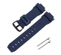POYNMRE Correa de silicona de 16 mm compatible con Casio G-Shock DW5600 DW6900 G5600 G5700 GW-M5610 GW-5000 GM5610 GWX5600(Blue black)