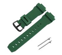 POYNMRE Correa de silicona de 16 mm compatible con Casio G-Shock DW5600 DW6900 G5600 G5700 GW-M5610 GW-5000 GM5610 GWX5600(Green black)